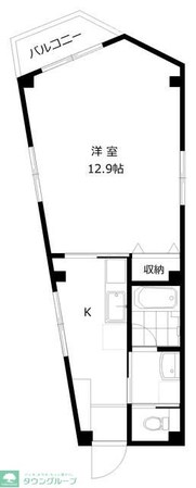 サンハイツの物件間取画像